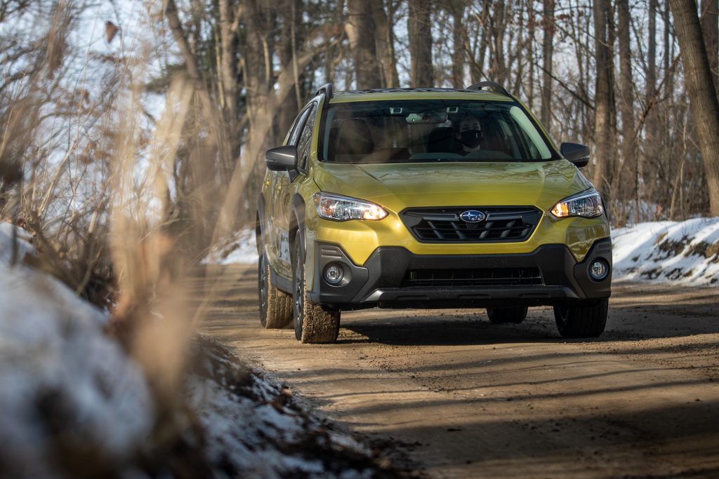 Subaru Crosstrek Sport front action