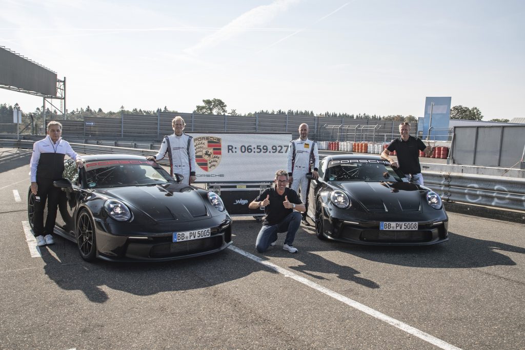 2022 Porsche 911 GT3 Nürburgring record result