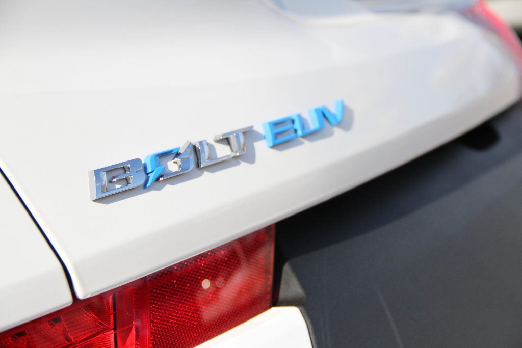 2022 Bolt EUV badge detail