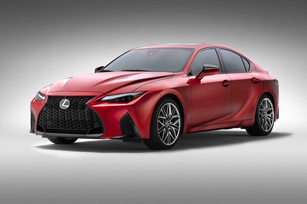 2022 Lexus IS 500 F Sport front three quarter