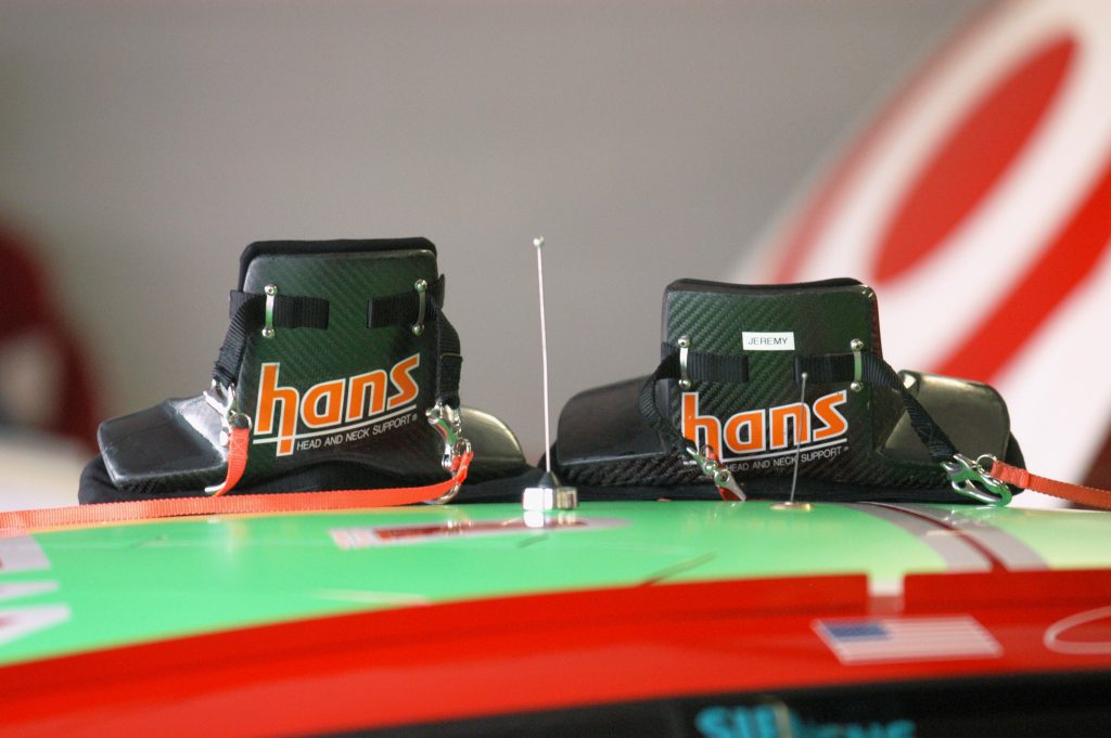 HANS device head and neck