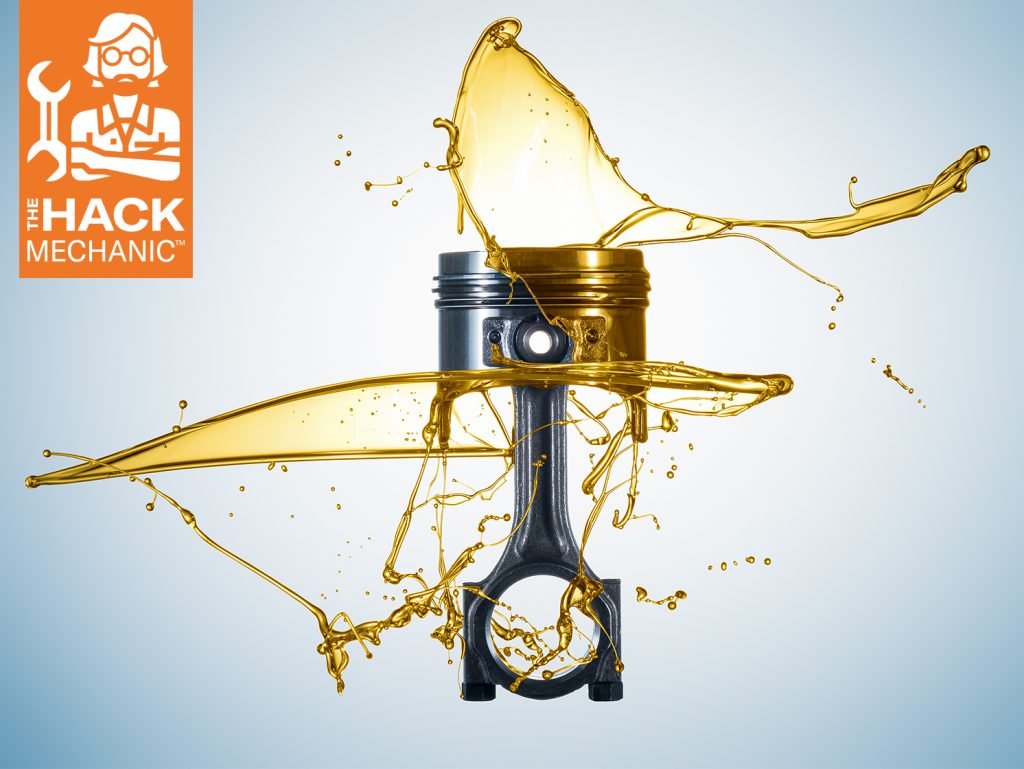 oil piston splash