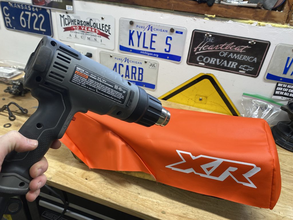 heat gun Xr250 seat