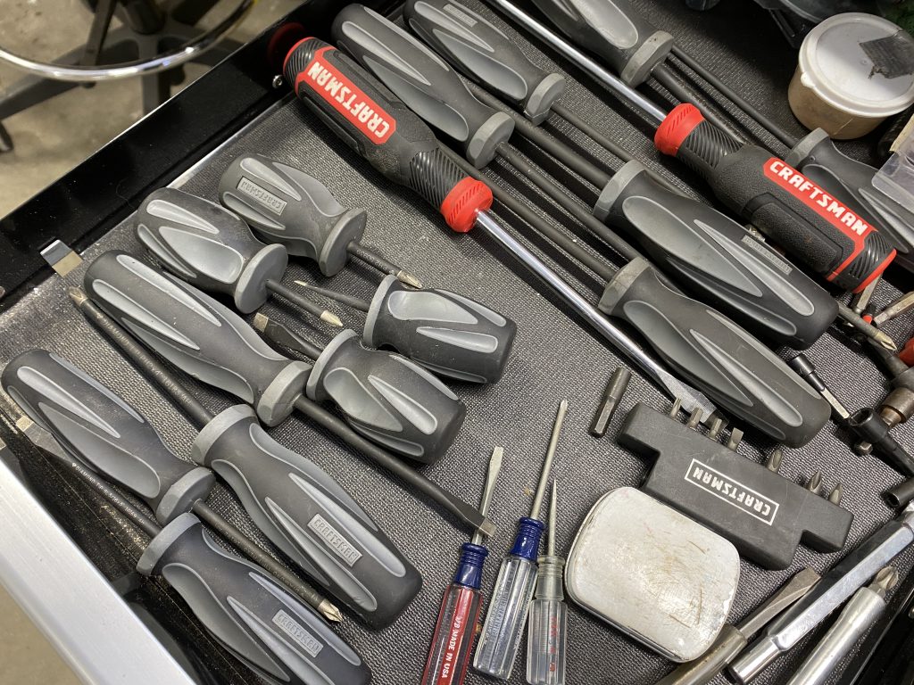 screwdriver drawer