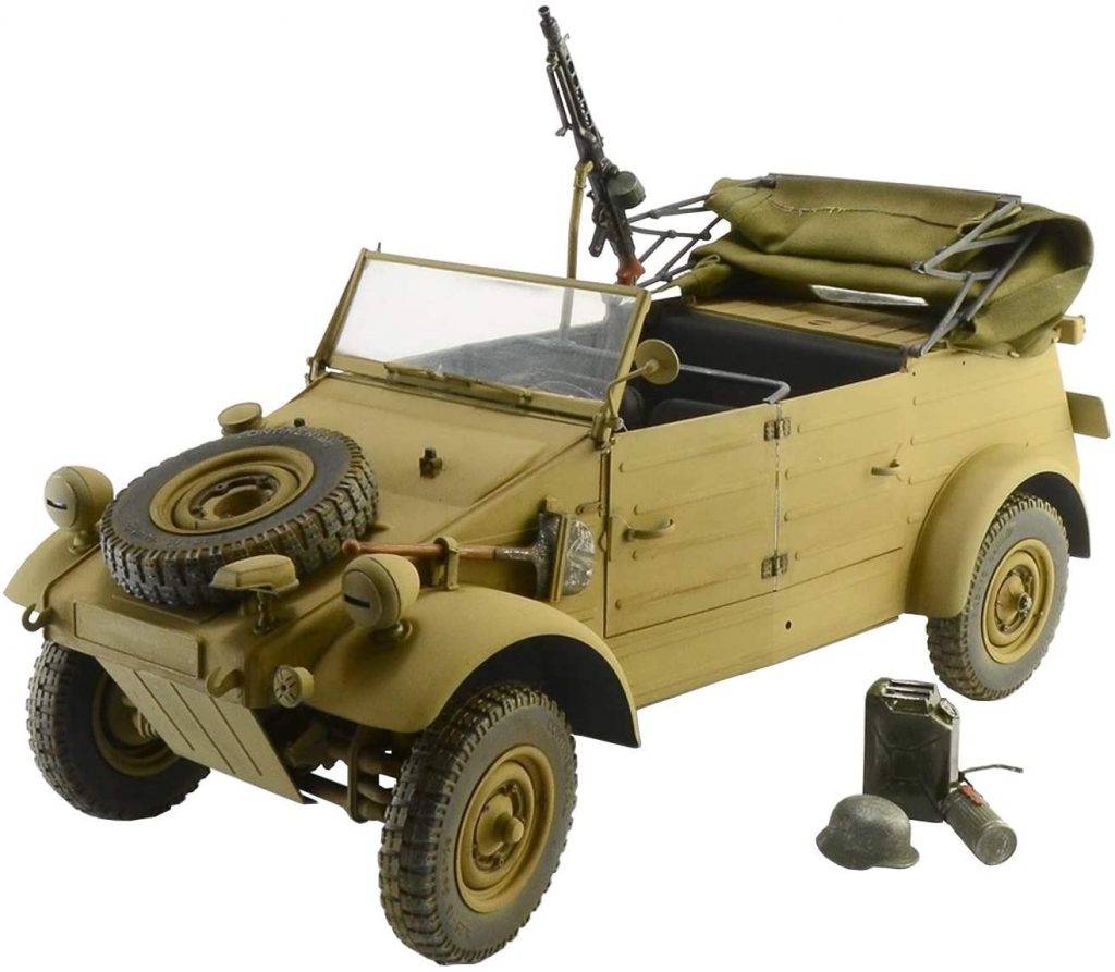 Kubelwagen scale model front three-quarter
