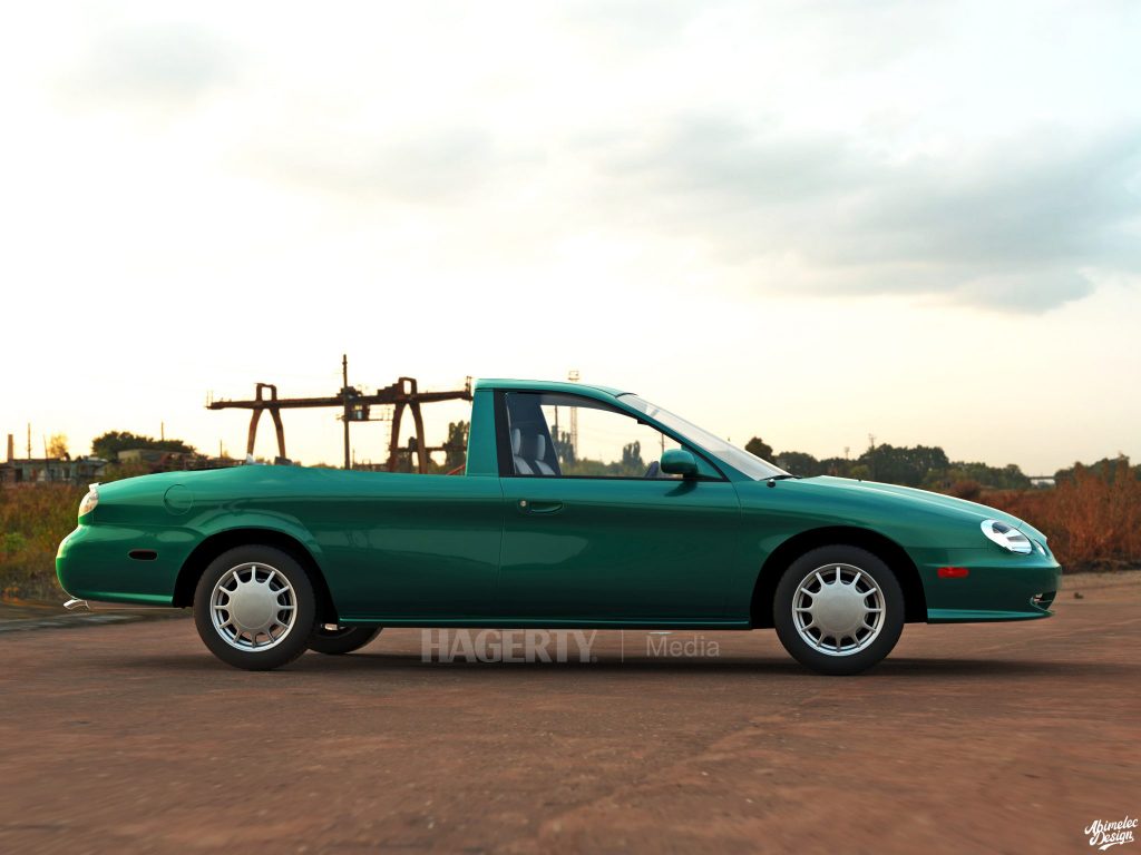 Ford Taurus Ranchero Render side profile