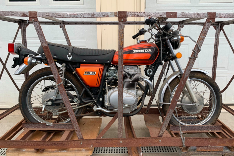 honda CL360 BaT crate