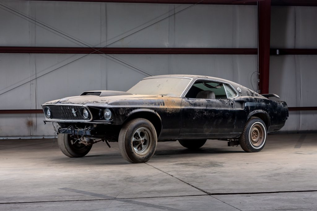 1969 Ford Mustang Boss 429 front three-quarter