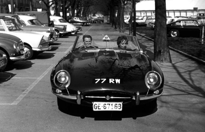Jaguar E-Type roadster 1961 Geneva 77 RW