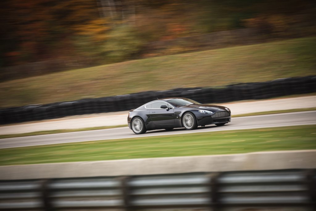 2007 Aston Martin Vantage V8 driving action
