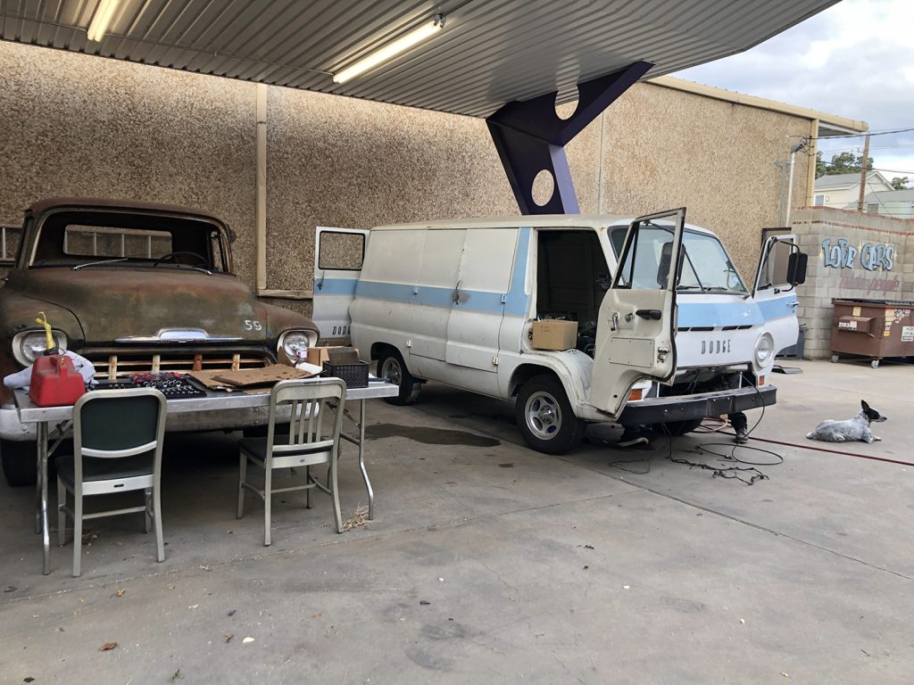 A100 Van front three-quarter
