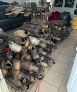 Catalytic converters - San Bernardino theft