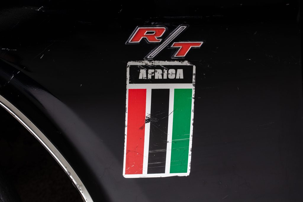 black ghost challenger badge detail