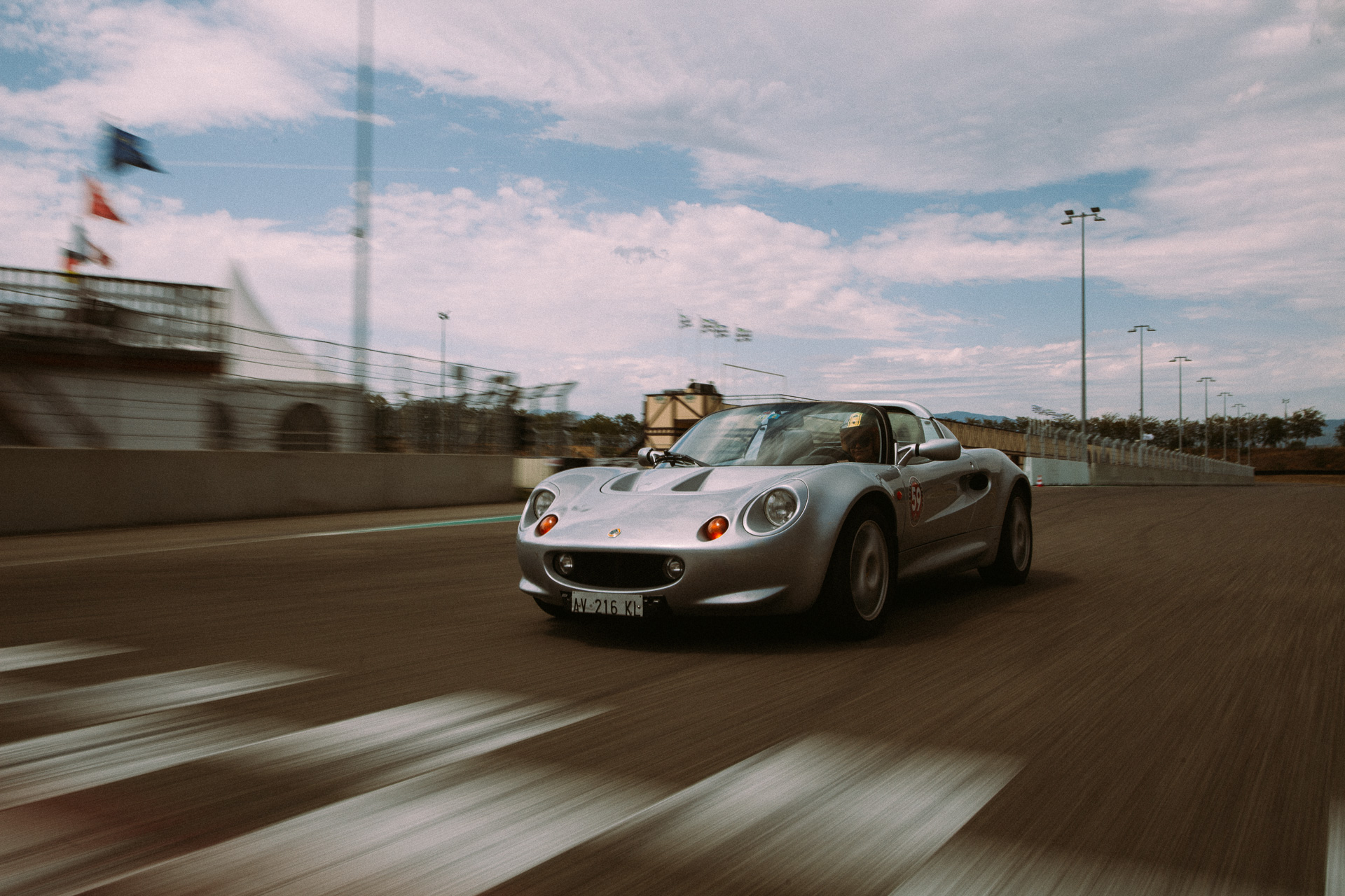 Elisa Artioli Lotus Elise car dynamic action
