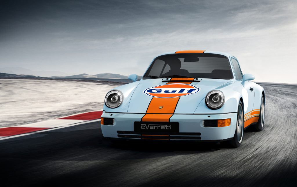Everrati Gulf Porsche electric