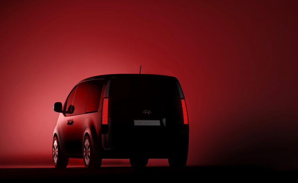 Hyundai Staria rear three quarter