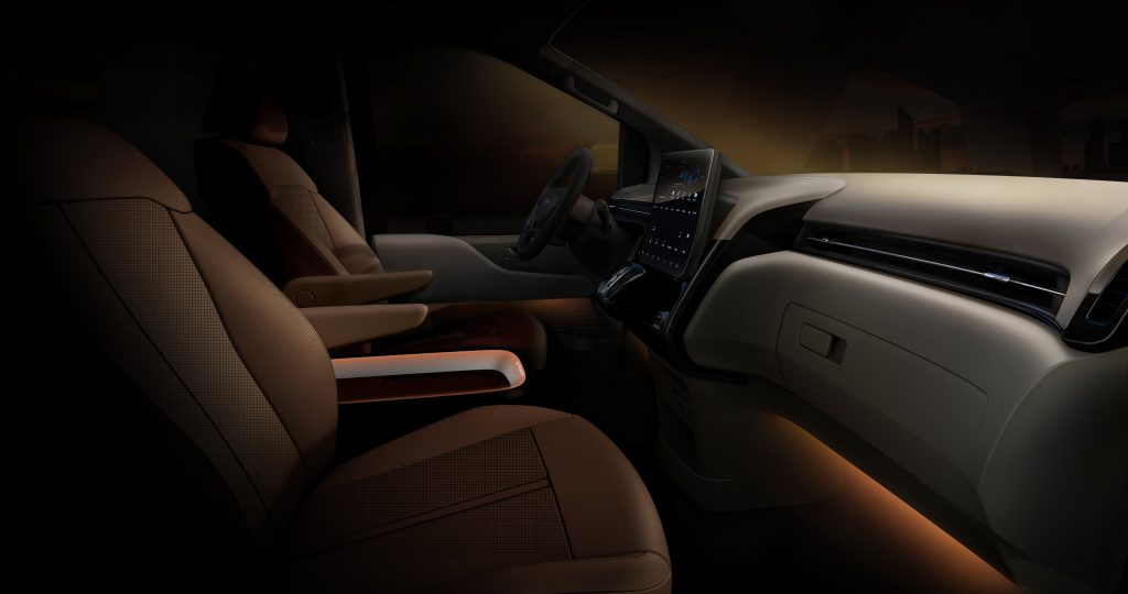 Hyundai Staria interior front row