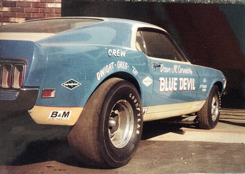 Lawman Boss 429 Ford Mustang vintage rear three-quarter