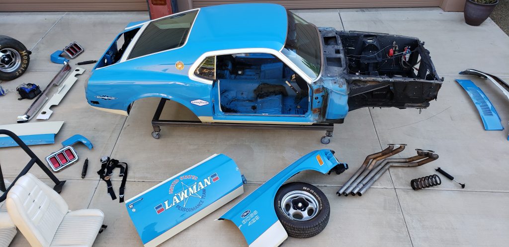 Lawman Boss 429 Ford Mustang restoration panels pieces parts