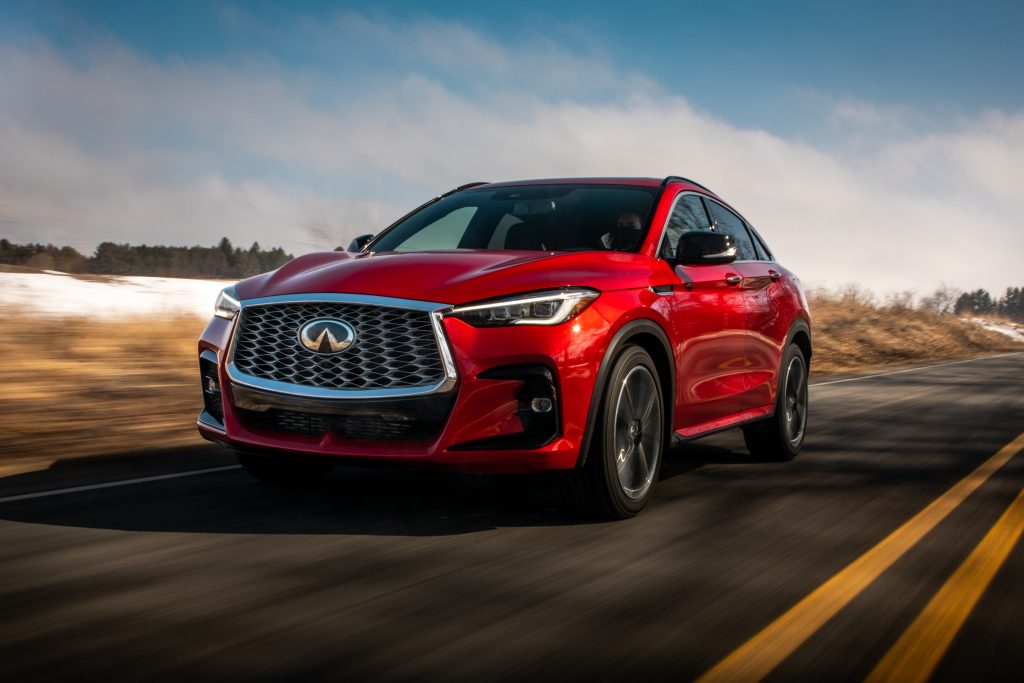 2022 Infiniti QX55 rolling