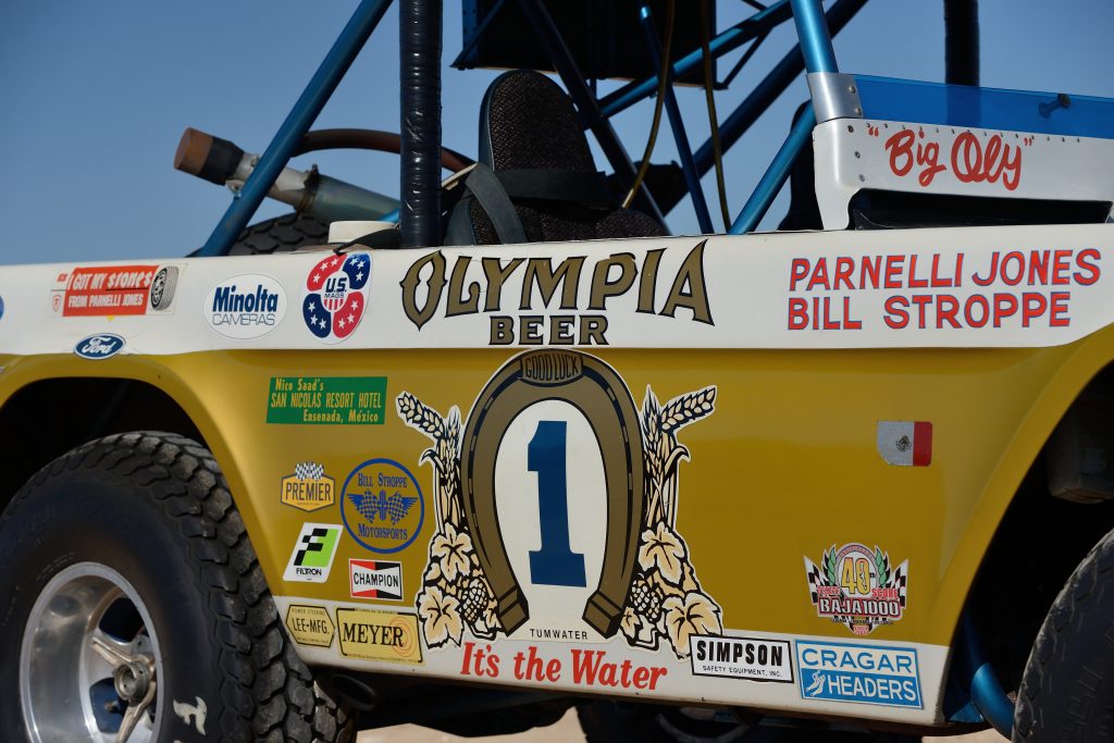 Big Oly Bronco sticker decal detail