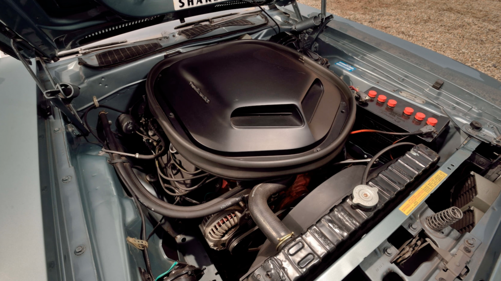 1971 Plymouth Hemi Cuda Convertible Hemi engine bay