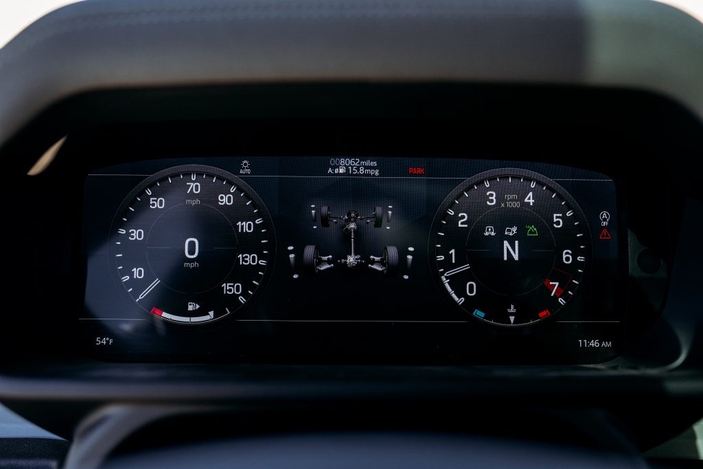 land rover defender interior dash