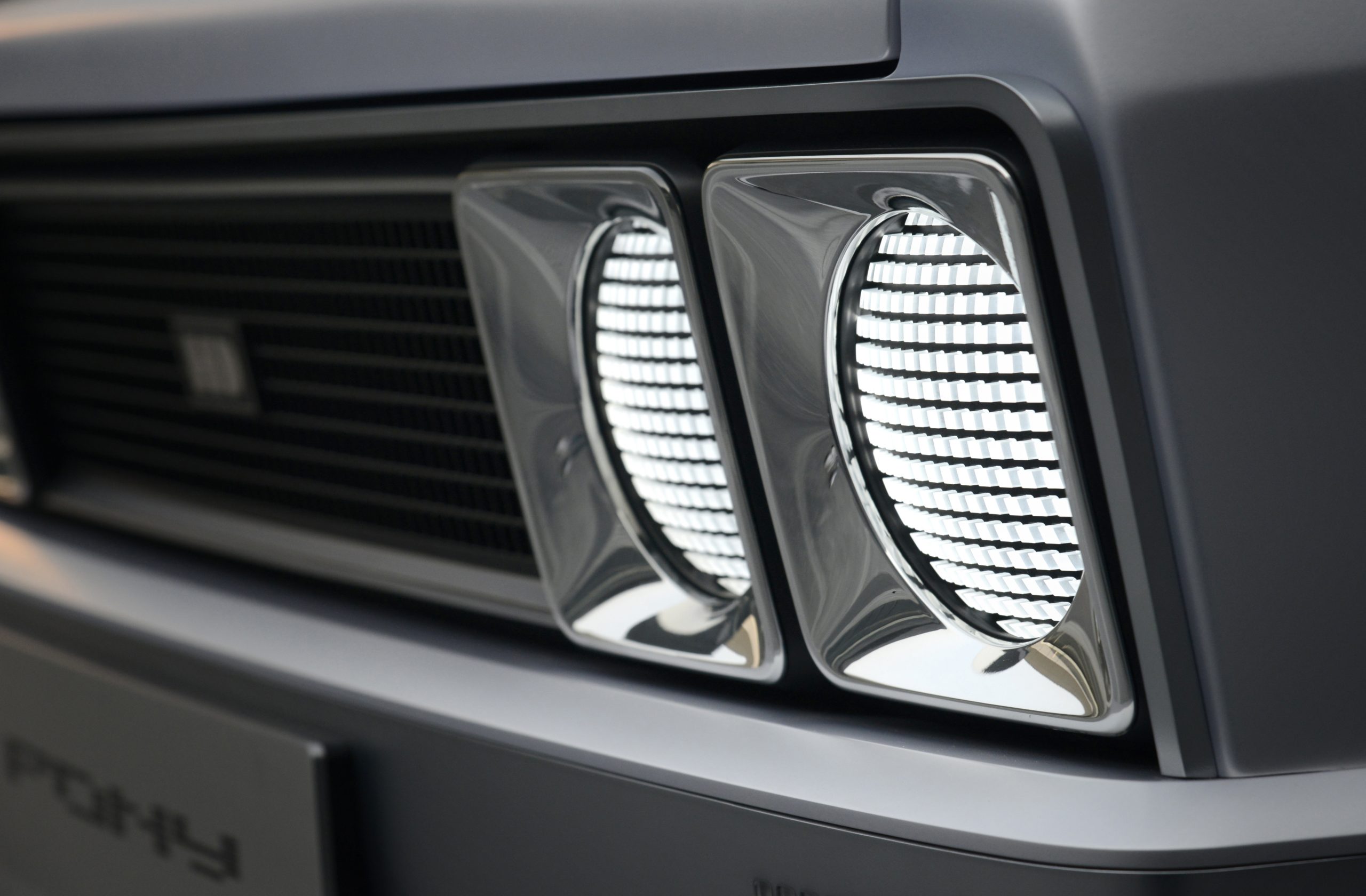 Hyundai Heritage Series Pony EV restomod headlight