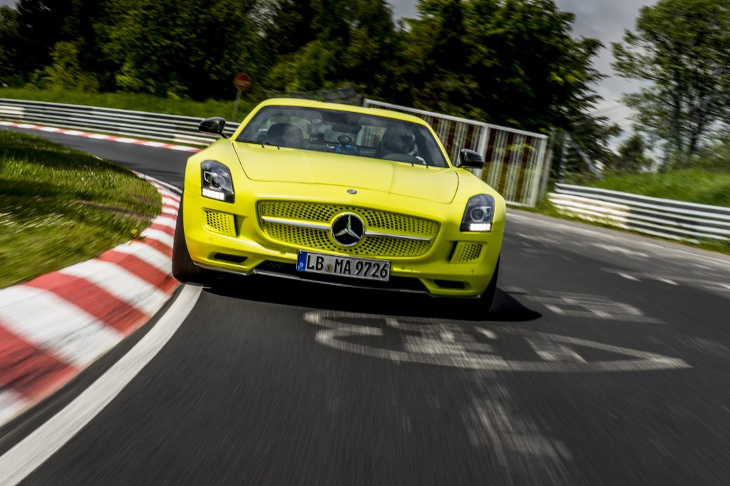 Mercedes-Benz SLS AMG Coupé Electric Drive Nurburgring 2013