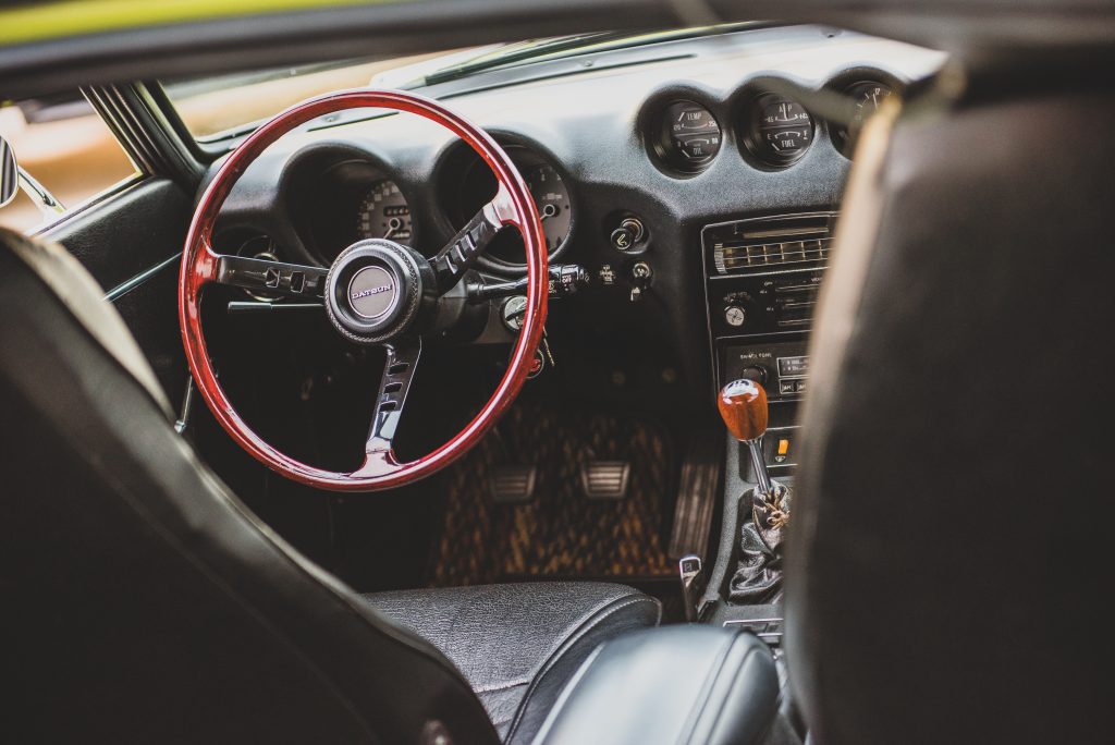 1972 Datsun 240Z interior front