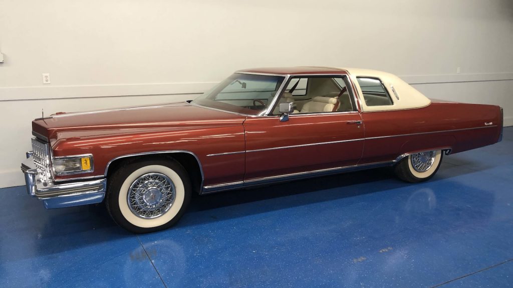 1976 Cadillac Deville front three-quarter