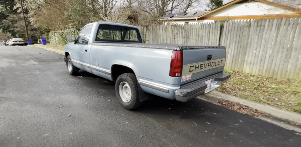 1989 Chevy C/K Pickup first look rear three quarter