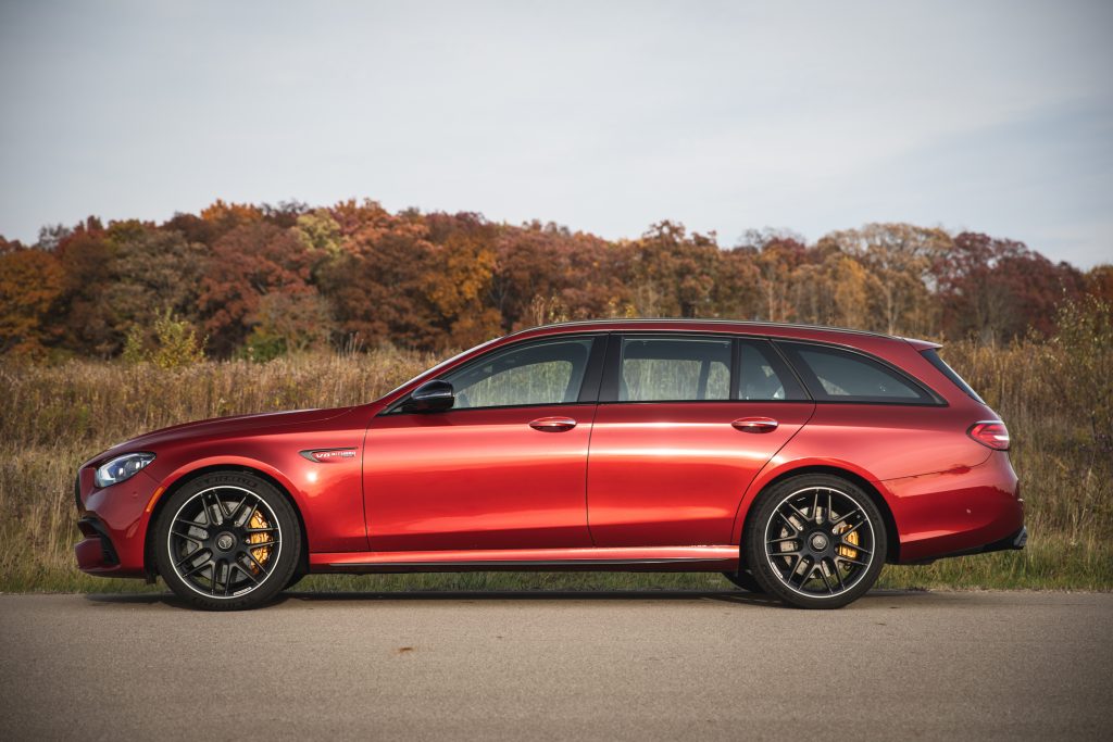 2021 Mercedes-AMG E63 S wagon side profile