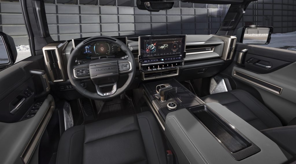 GMC Hummer EV SUV interior front
