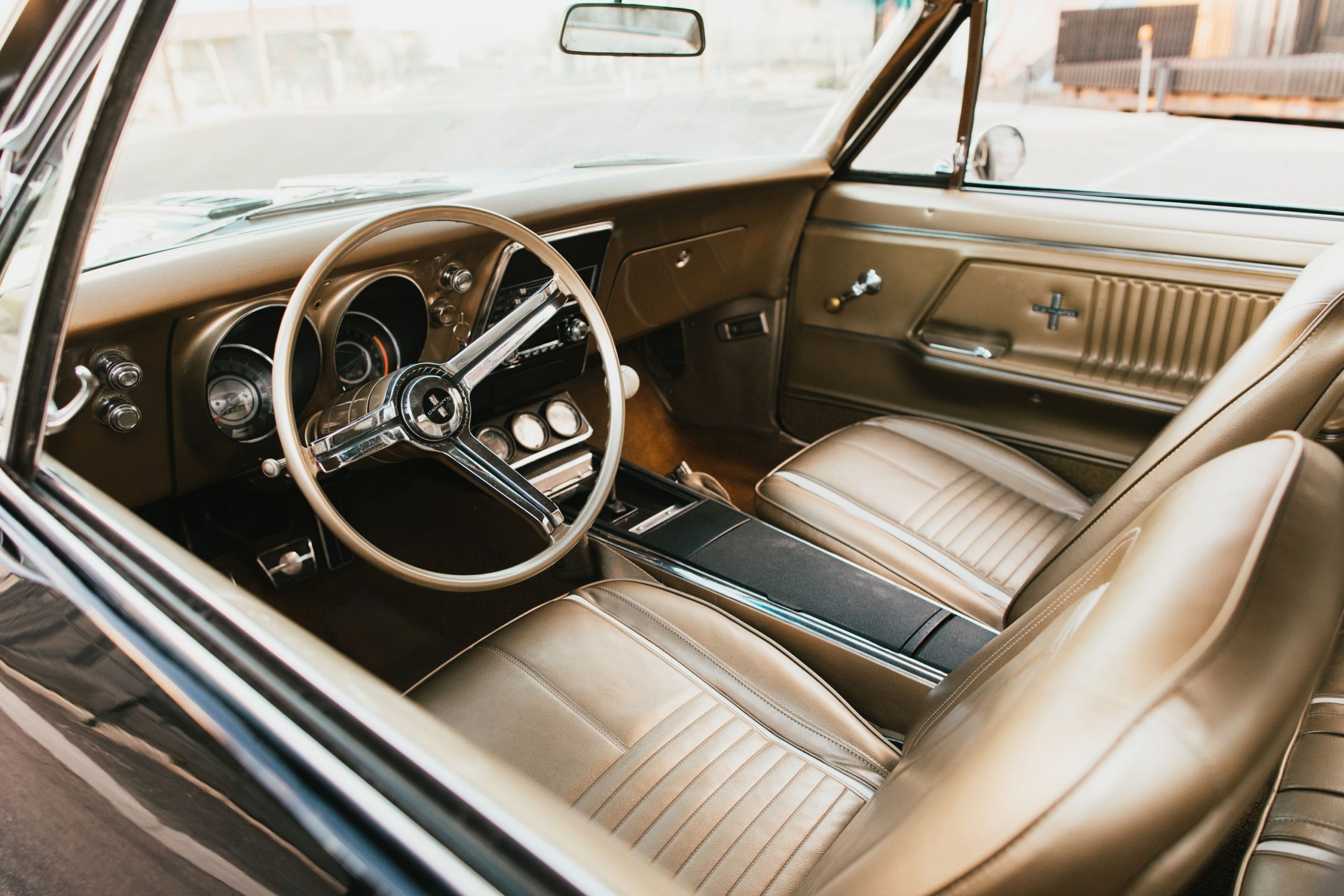 1967 Black Panther Camaro interior