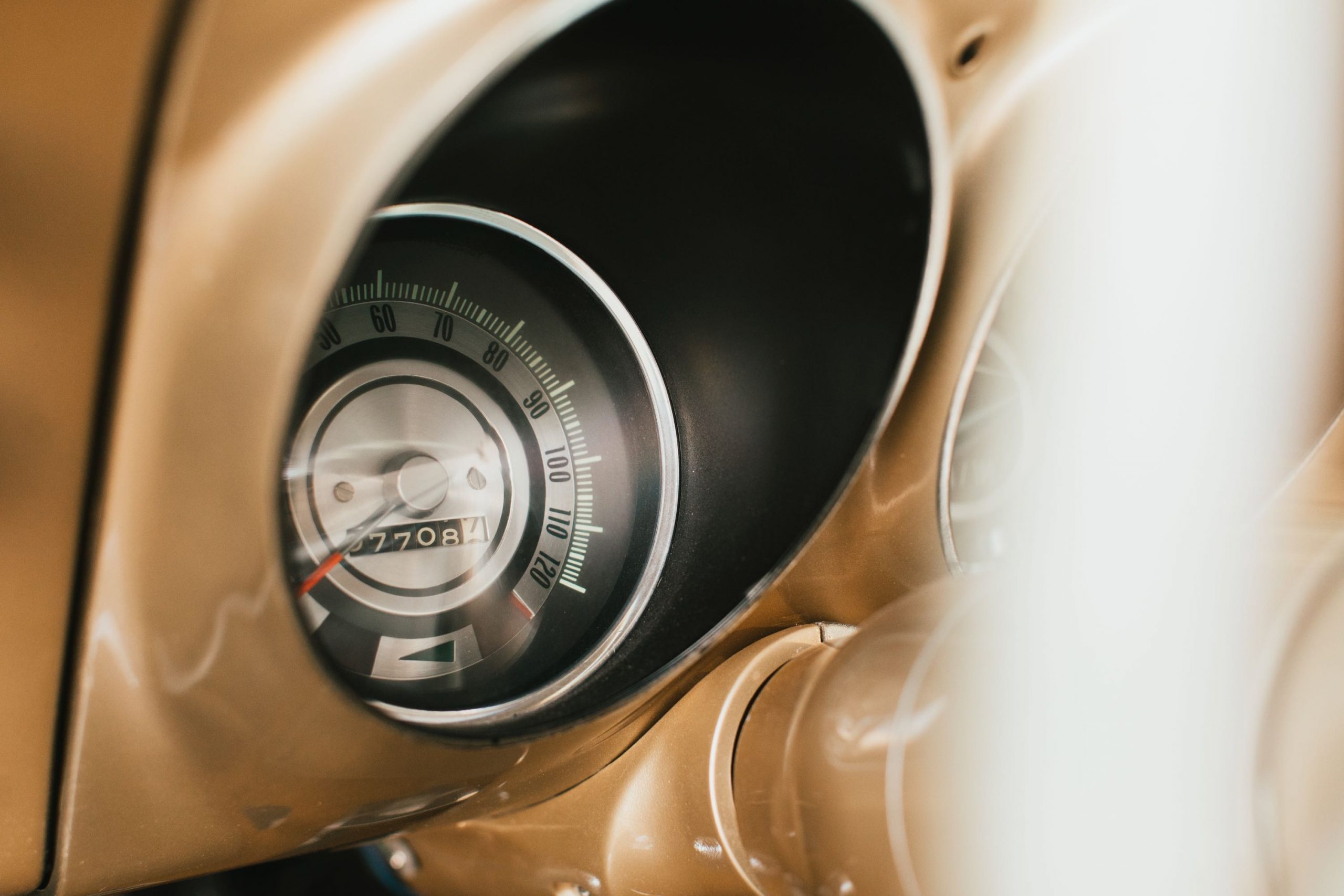 1967 Black Panther Camaro gauge speedometer