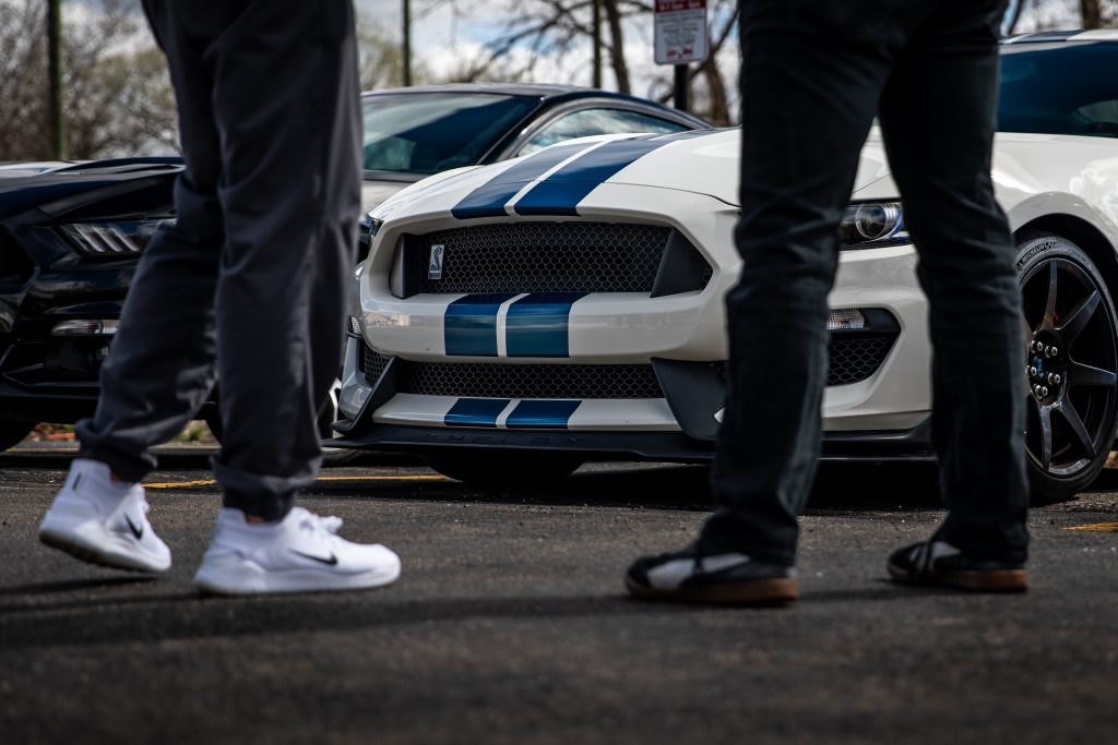 Mustang Week white shelby front