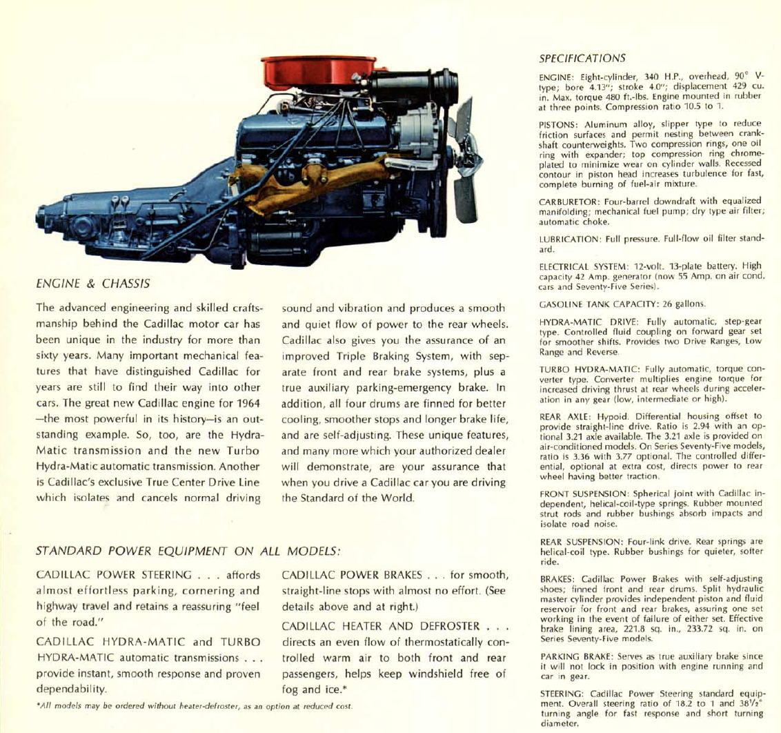 1964 Cadillac 429 brochure