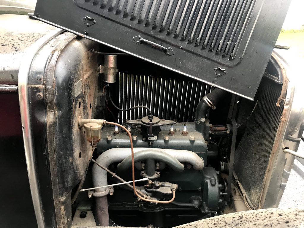 model A engine compartment