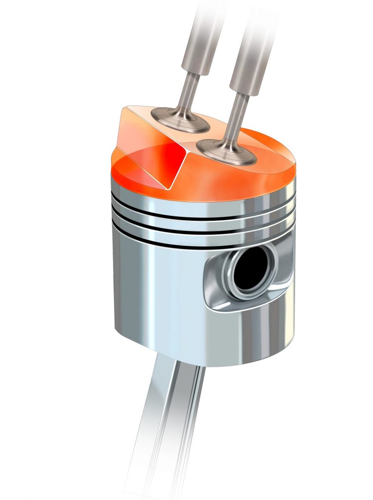 wedge combustion chamber design