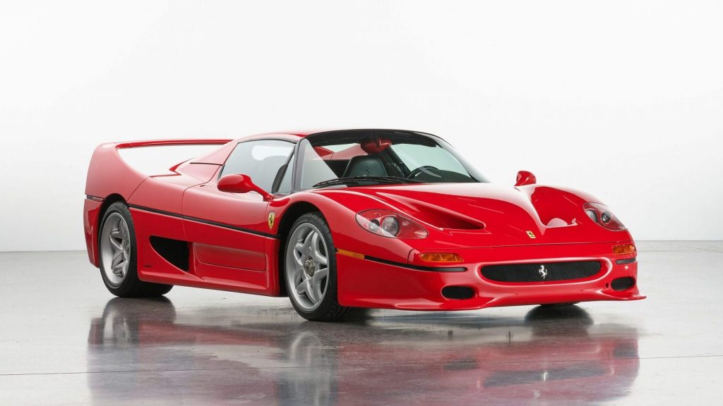 1995 Ferrari F50 front three-quarter
