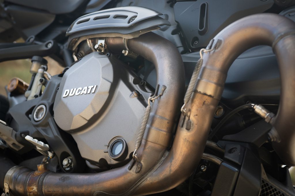 Ducati Monster engine detail