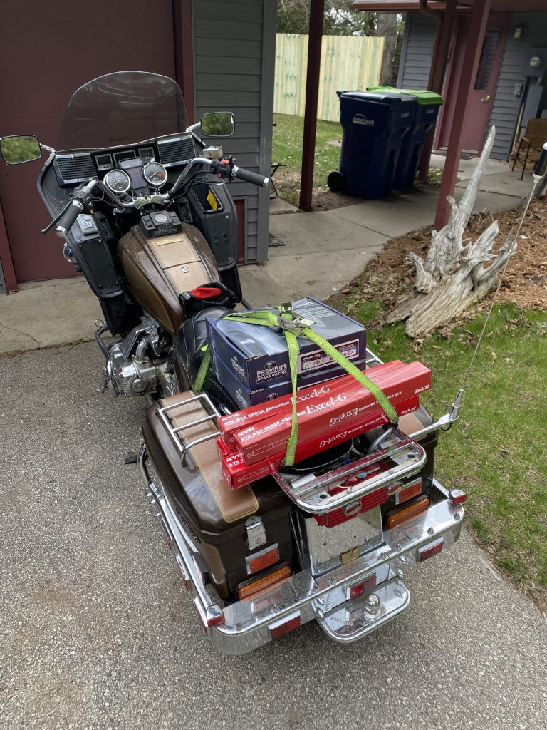 Goldwing parts hauler