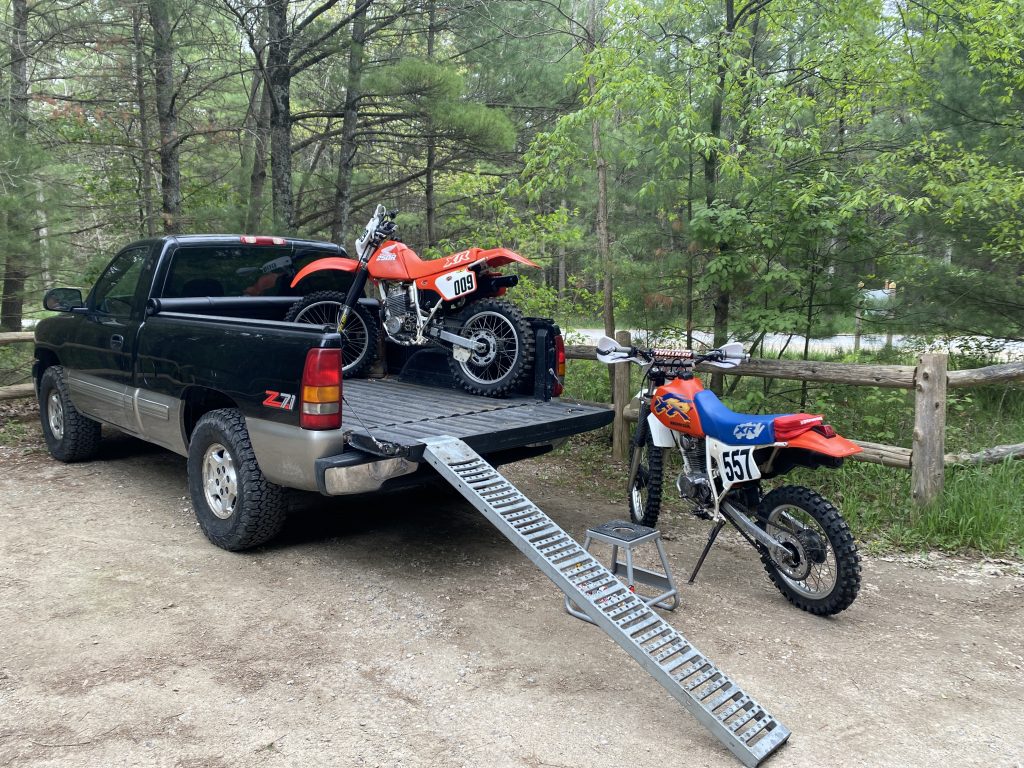Silverado and Honda XRs