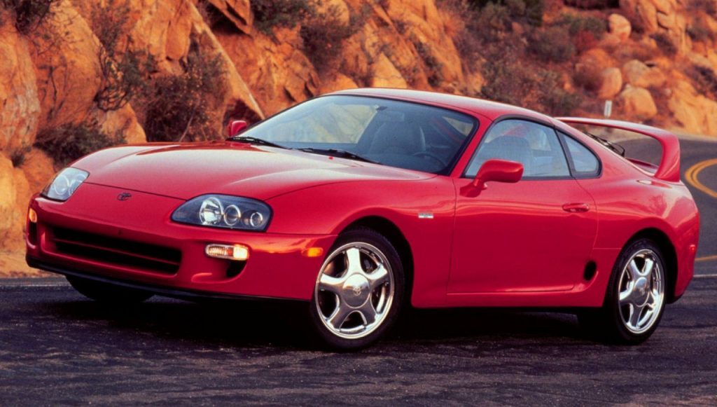 Supra MKIV front three-quarter
