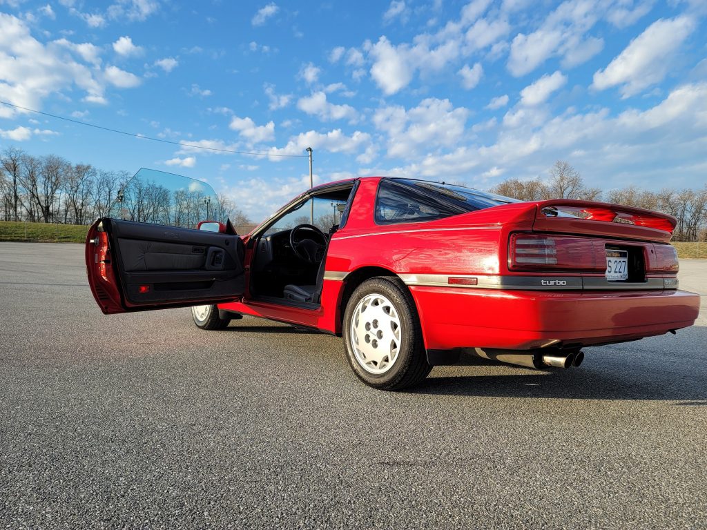 1989 Supra 5 Speed rear three-quarter door open 1989 Supra 5 Speed rear three-quarter door open