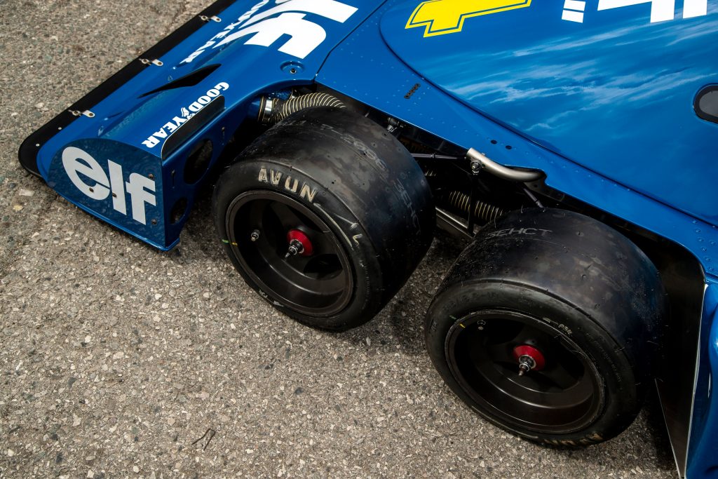 1976 TYRRELL P34 Continuation wheels angle