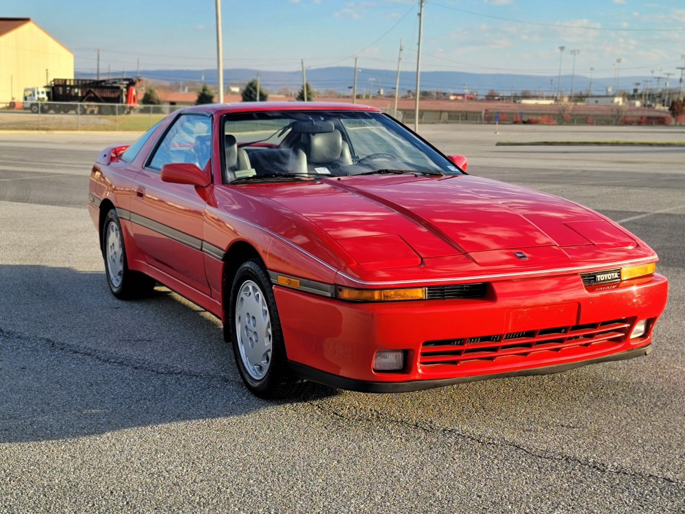 1989 Supra 5 Speed front three-quarter 1989 Supra 5 Speed front three-quarter