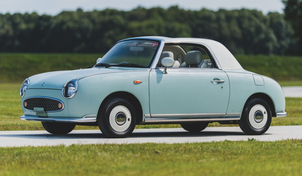 1991 Nissan Figaro front three-quarter