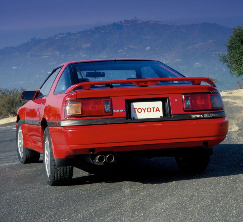 Toyota Supra rear three-quarter Toyota Supra rear three-quarter